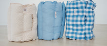 Load image into Gallery viewer, Big blue & white check Nap Mat