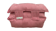 Load image into Gallery viewer, Small red & white gingham Nap Mat