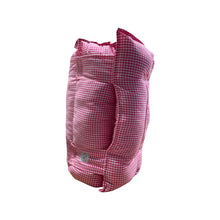 Load image into Gallery viewer, Pink & white check Nap Mat