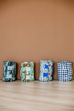 Load image into Gallery viewer, Navy & white gingham Nap Mat