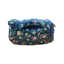 Load image into Gallery viewer, Navy floral Nap Mat