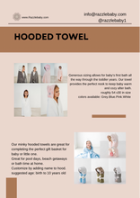 Load image into Gallery viewer, Pink Hooded Towel
