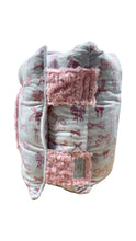 Load image into Gallery viewer, Pink bows Nap Mat - ALL MINKY
