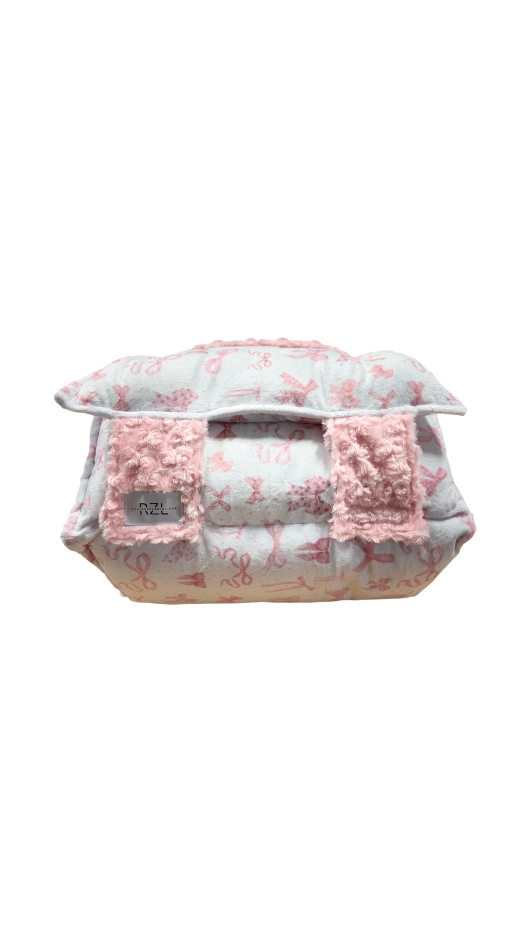 Pink bows Nap Mat - ALL MINKY