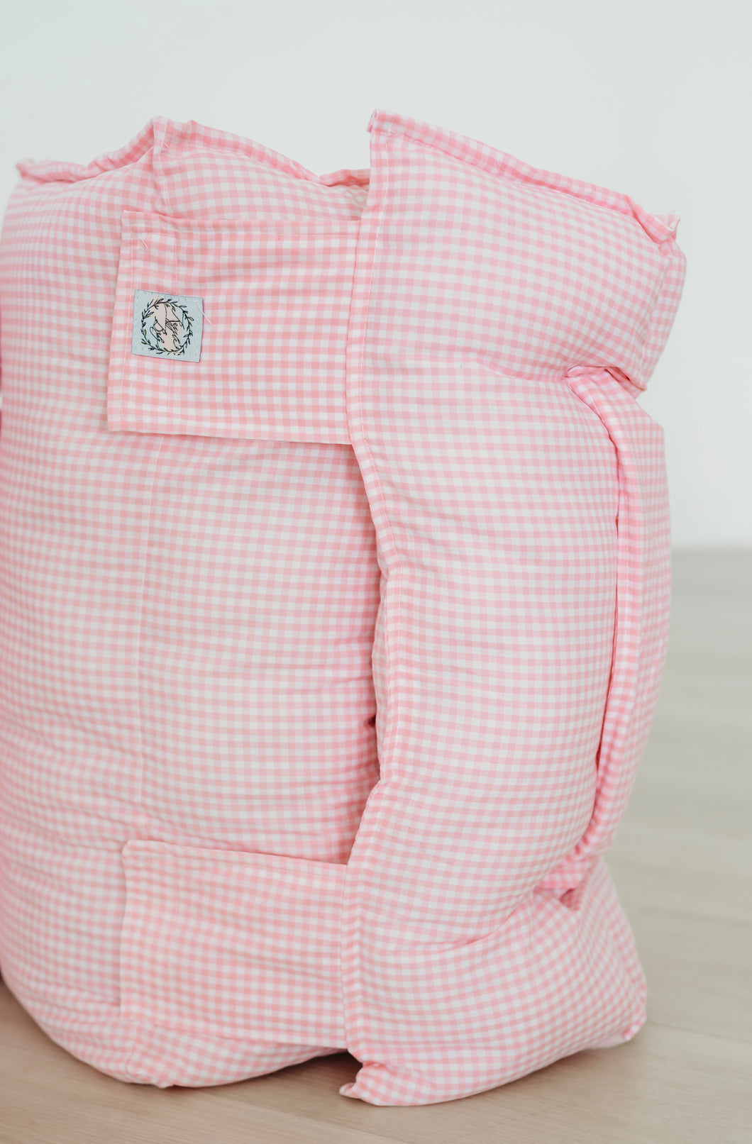 Pink Naps Small pink & white gingham Nap Mat – Razzle Baby